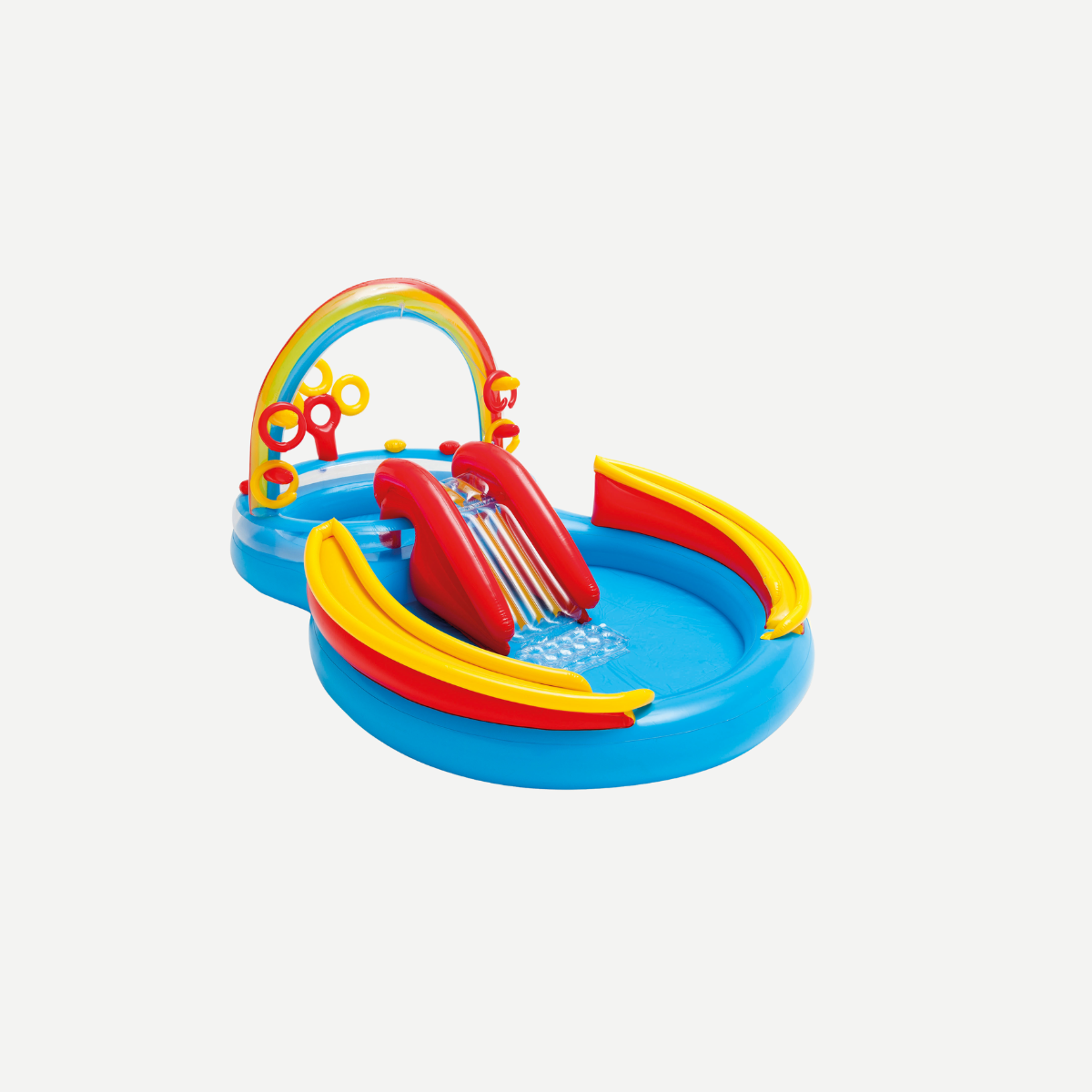 Rainbow Ring Play Center β Age 2+ (117" L x 76" W x 53" H)
