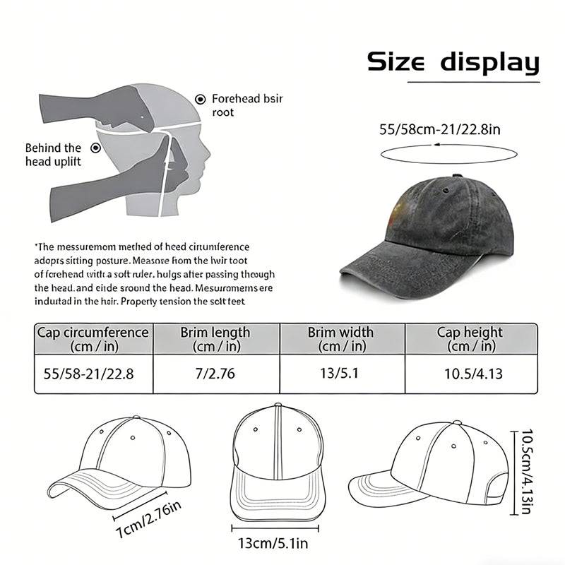 GOAT Ram Embroidered Vintage Washed Baseball Cap – Adjustable Unstructured Low Profile Hat