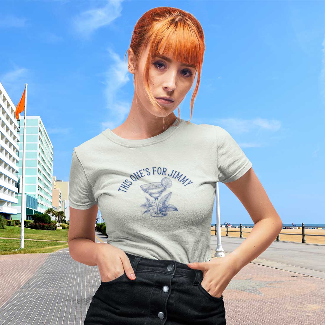 Women's Tribute Tee for Jimmy Buffett Margarita Tee Shirt 🫧
