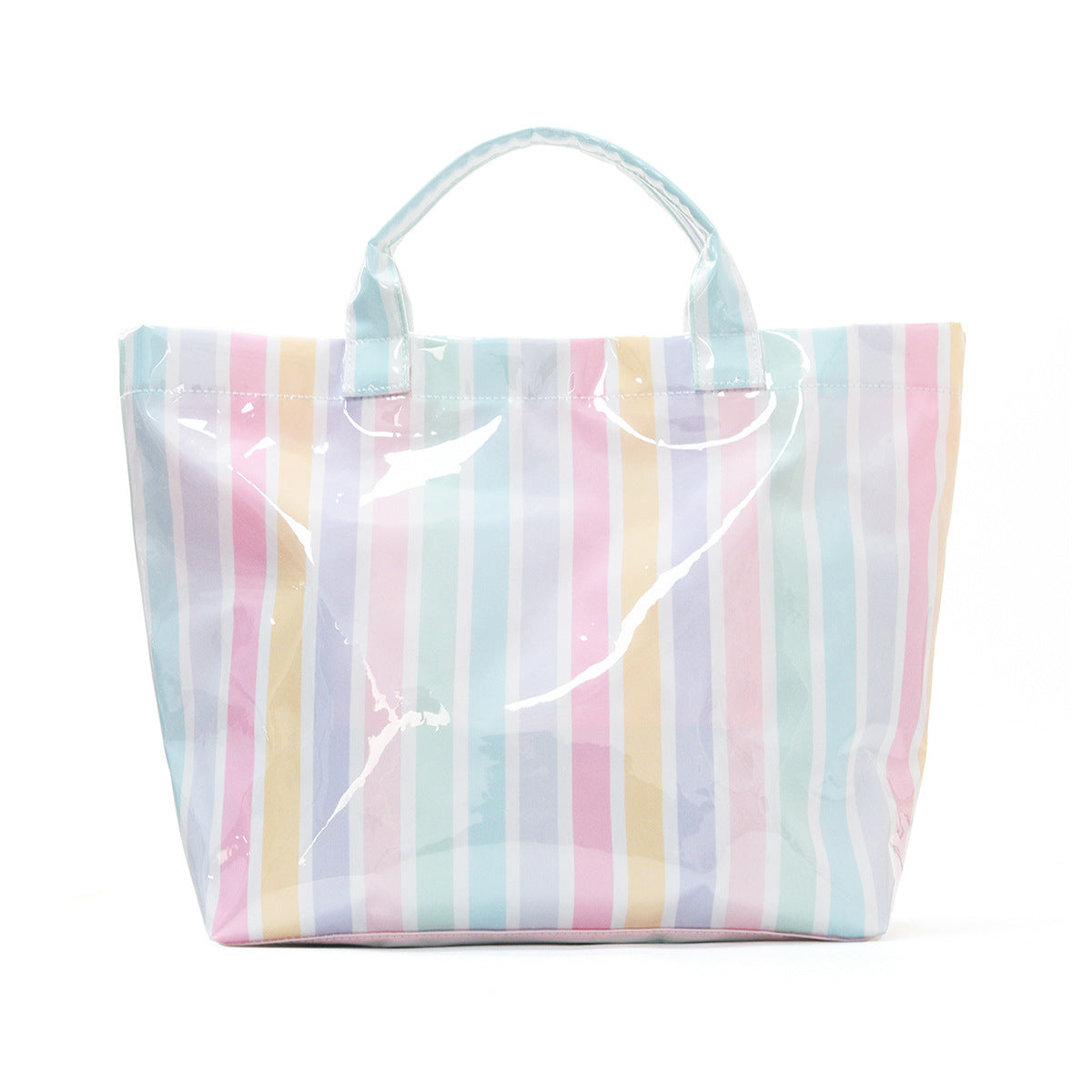 Striped Tote Bag – Lightweight Commuter & Travel Shoulder Bag