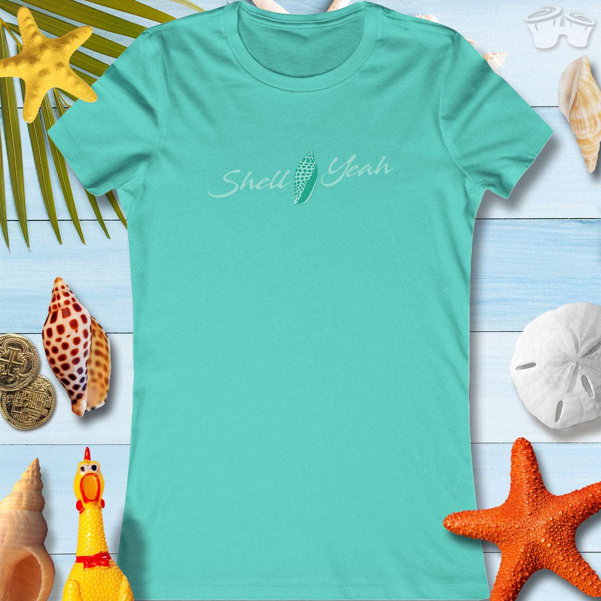 Women's Tee - Shell Yeah Junonia | Casual Summer Vibes
