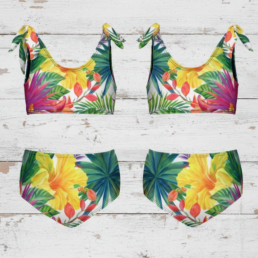 Hawaiian Style | Kids Tropical Bikini 👙