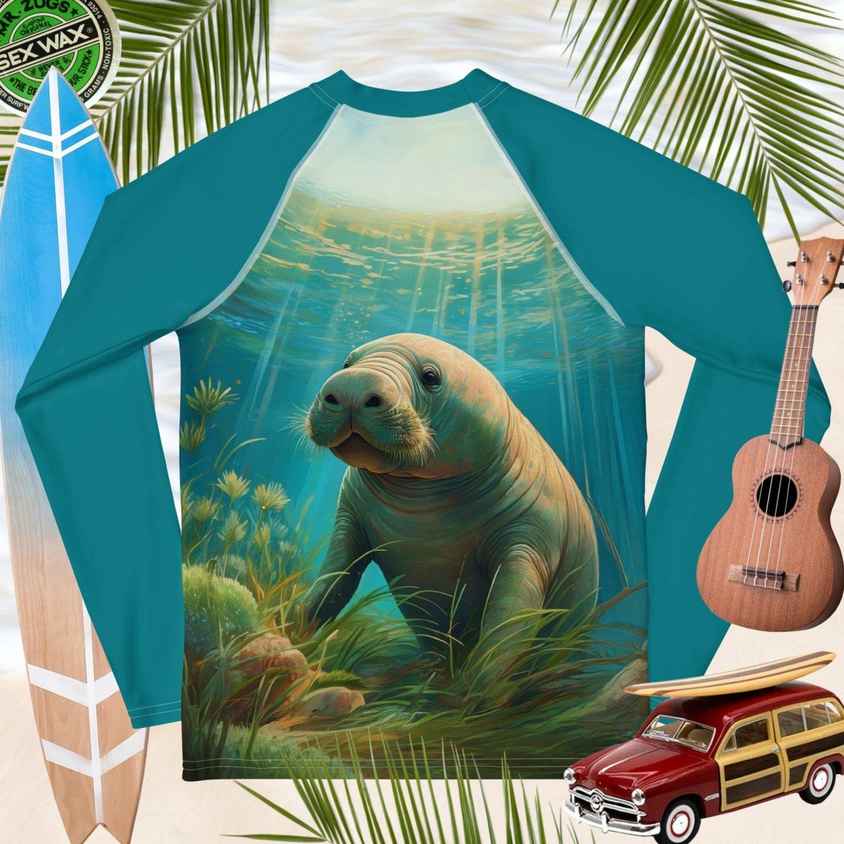Baby Manatee | Youth Size Sun Rashie | UPF 50+
