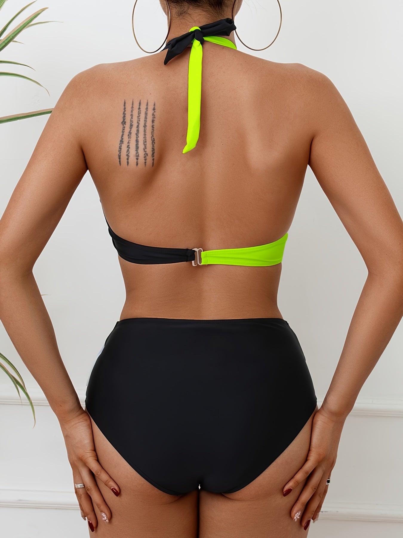 "Orca Wave – Criss-Cross Bikini Set"