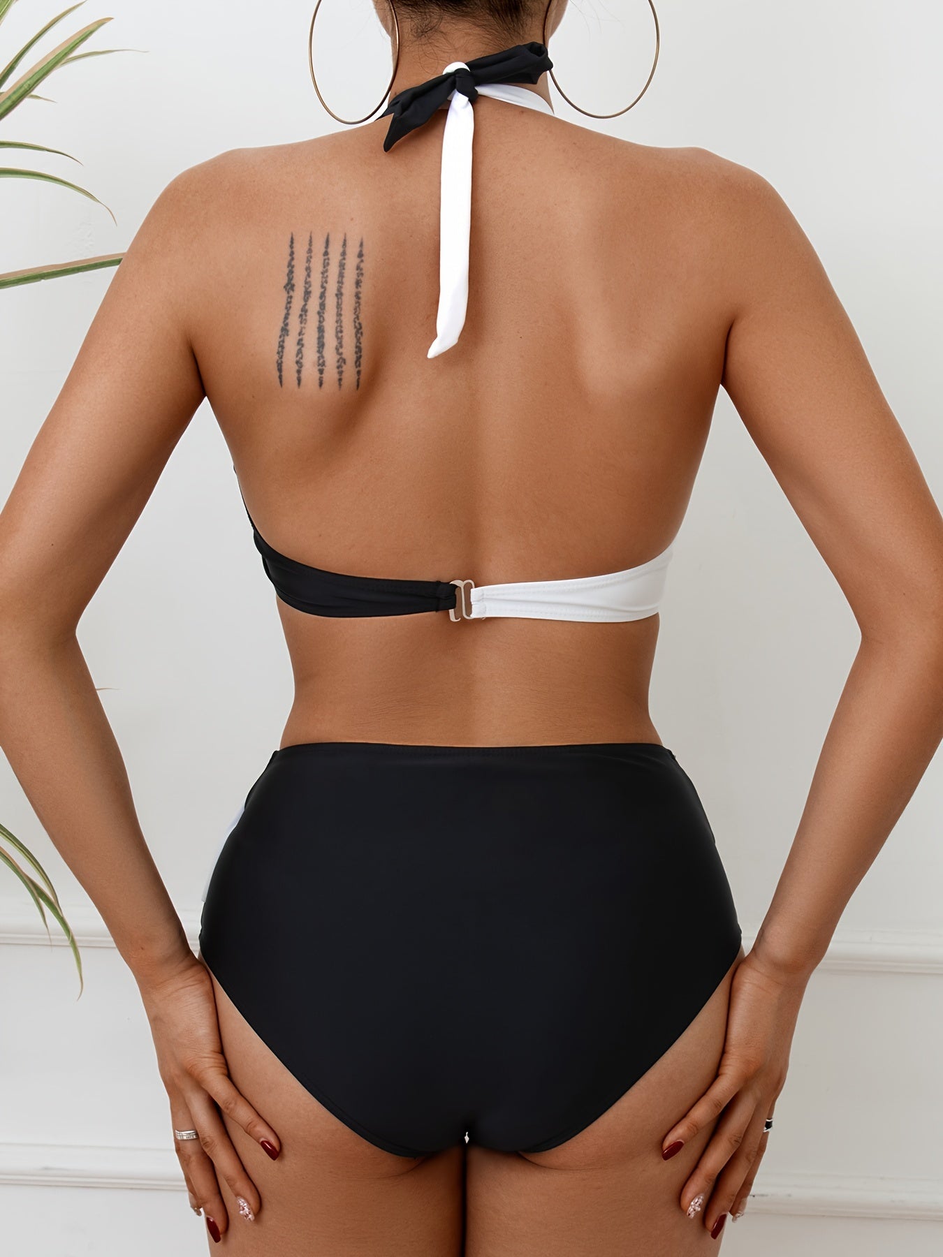 "Orca Wave – Criss-Cross Bikini Set"