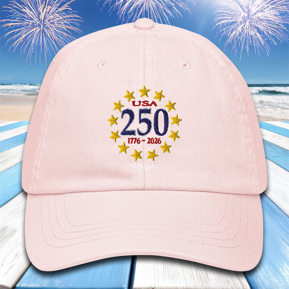 USA 250 Anniversary Pastel Baseball Hat