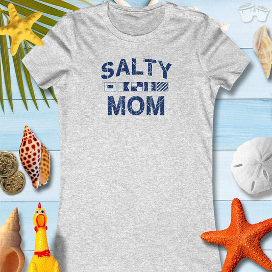 Salty Mom ⎈ Women's Nautical T-Shirt