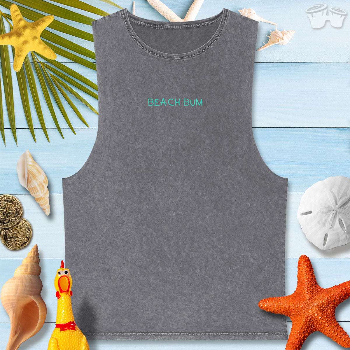 Beach Bum | Stonewash Tank Tops | Summery Vibe 🤙