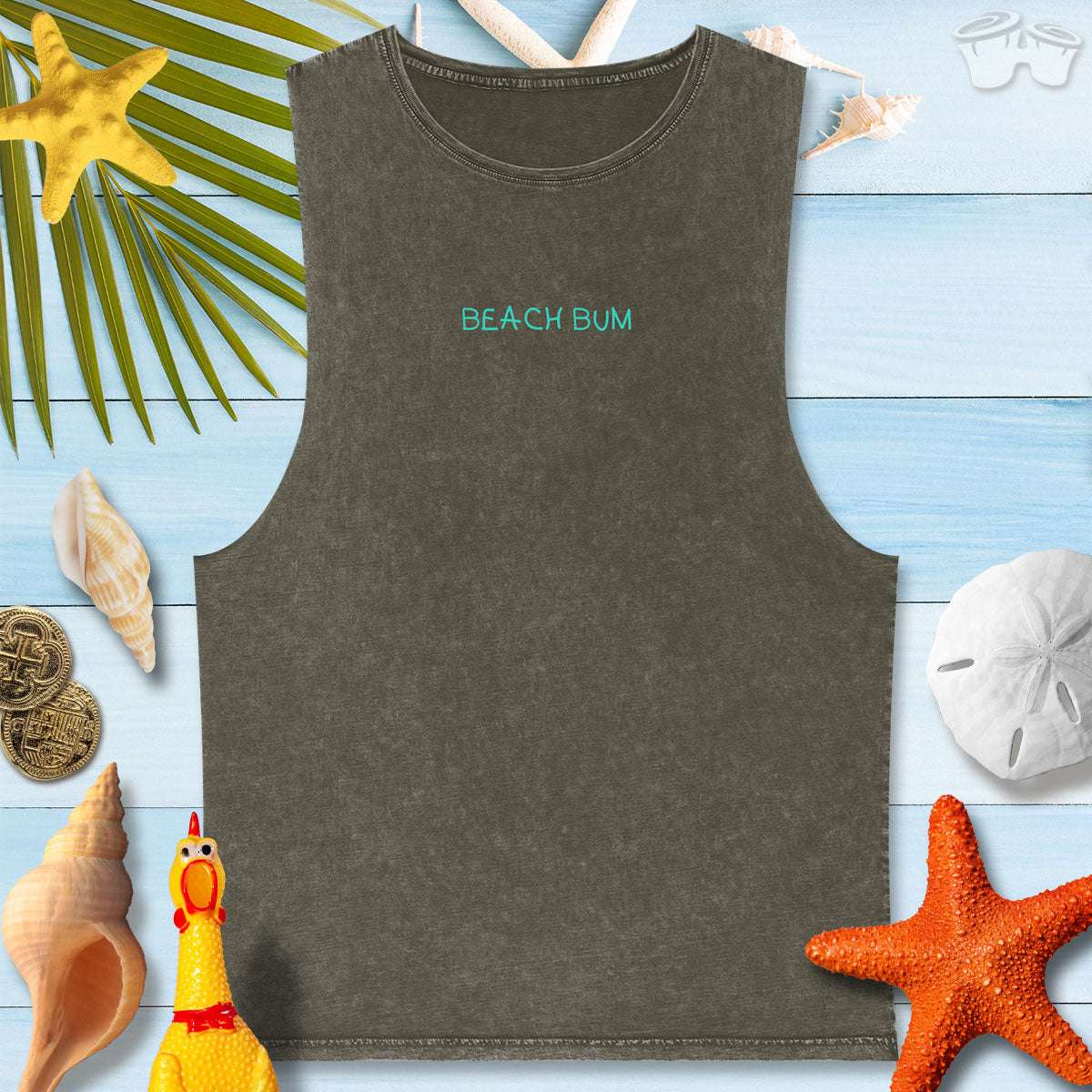 Beach Bum | Stonewash Tank Tops | Summery Vibe 🤙