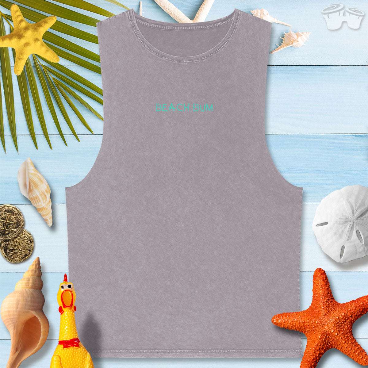 Beach Bum | Stonewash Tank Tops | Summery Vibe 🤙