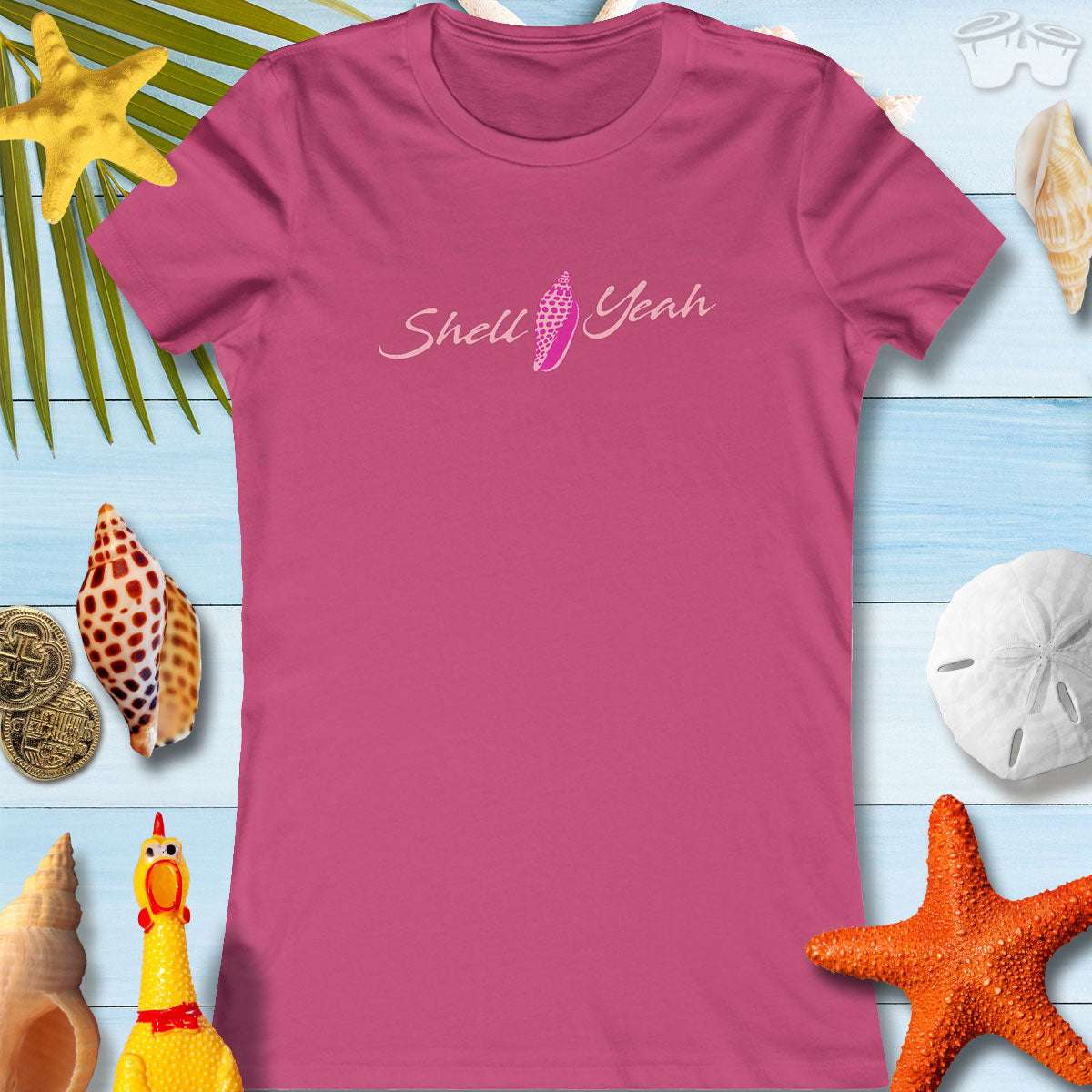 Women's Tee - Shell Yeah Junonia | Casual Summer Vibes