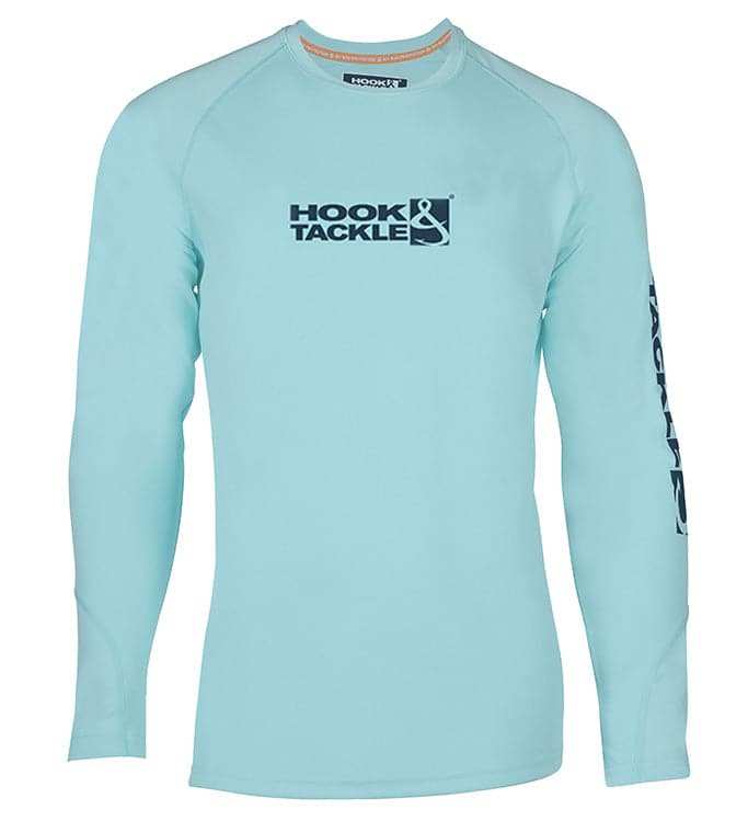 Youth wearing Youth Seamount UV Fishing Shirt with UPF 50+ sun protection and moisture-wicking fabric