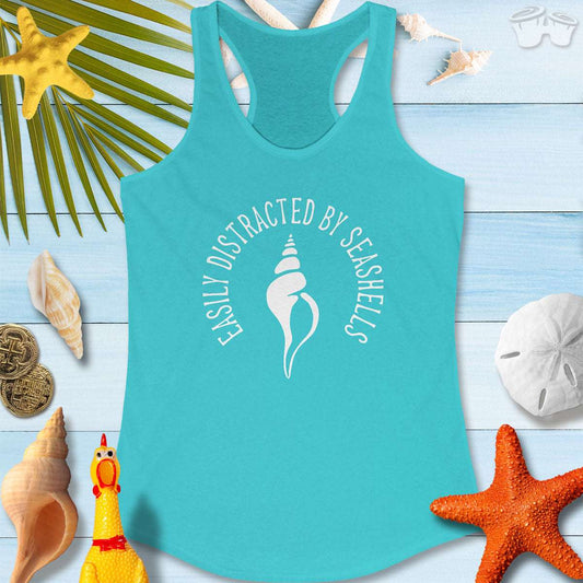 Beachy Women's Racerback Tank 🌴 Beach Humor