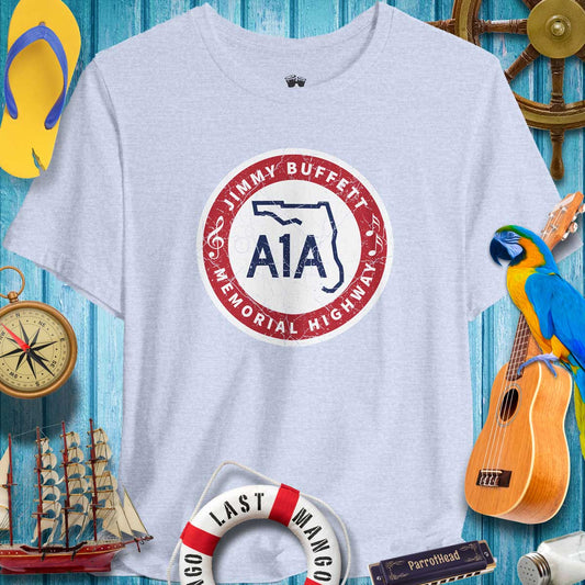 A1A Jimmy Buffett Highway Road Sign T-Shirt