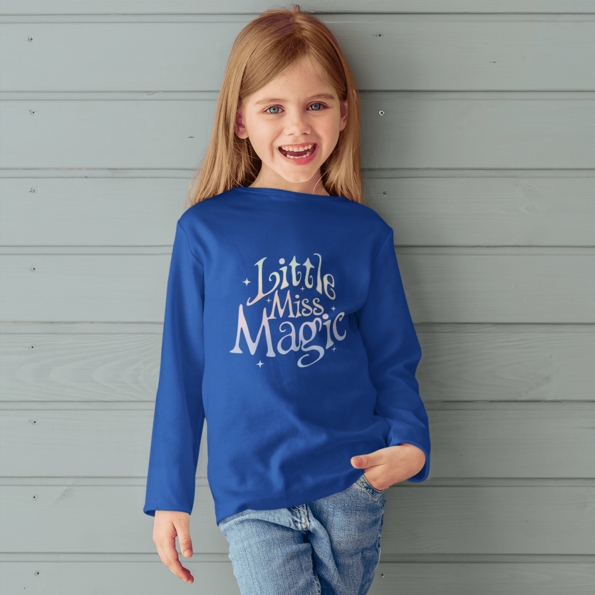 Little Miss Magic | Toddler Long Sleeve Tee For Girls