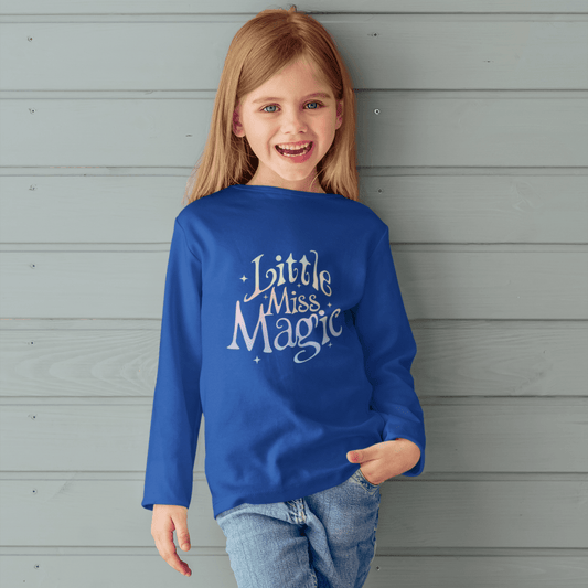 Little Miss Magic | Toddler Long Sleeve Tee For Girls