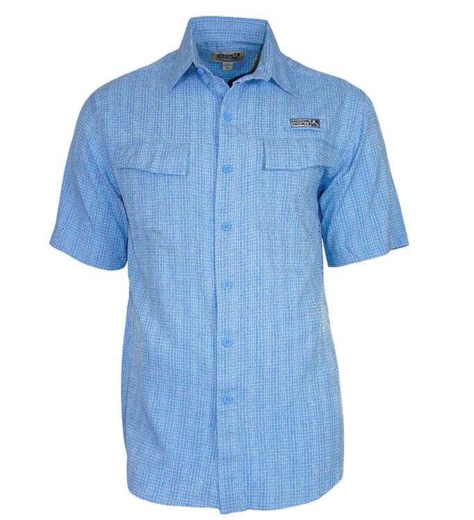 Men wearing Men's Sealand S/S UV vented fishing shirts with micro-ventilation and sun protection features
