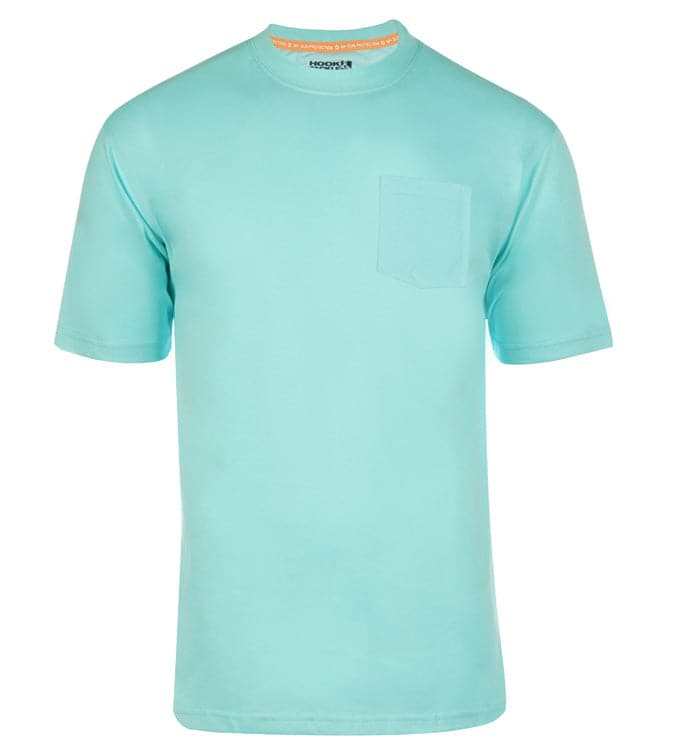 Men's Solar System S/S pocket UV fishing t-shirt with breathable, moisture-wicking, and odor-resistant fabric for sun protection