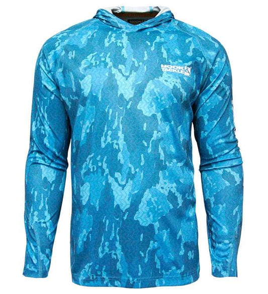 Men's Reef Bay L/S UV fishing hoodie with UPF 50+ sun protection and moisture-wicking fabric