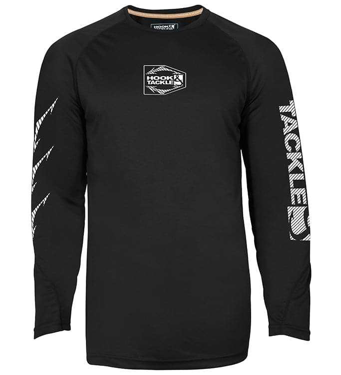 Men's Hook Me Up stretch fishing shirt with moisture-wicking fabric and UPF 50+ sun protection