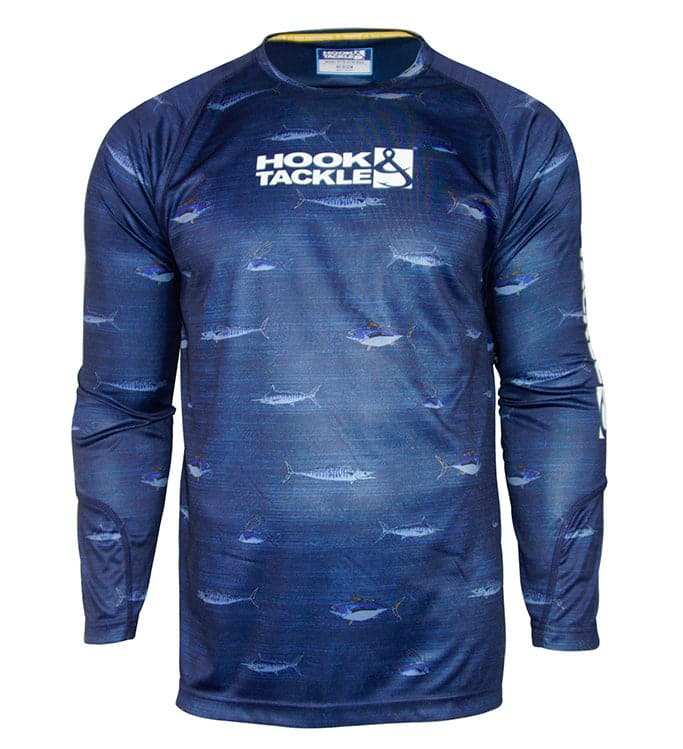 Youth Offshore Fish UV protection fishing shirt with moisture-wicking and quick-dry fabric for boys sizes 8-20