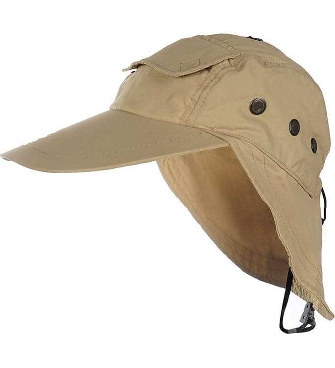 Bahama Flats Air/X vented fishing hat with UPF 50+ sun protection and extended neck flap