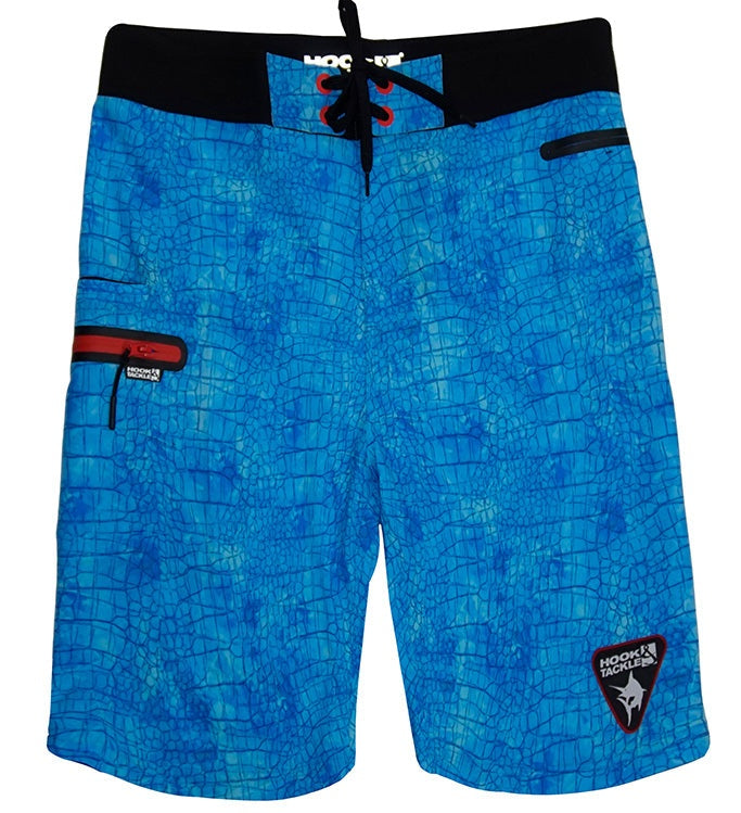 Men's Chaos Stretch Fishing Boardshort with 360-degree super-stretch, water-repellent coating, and sonic-welded pockets