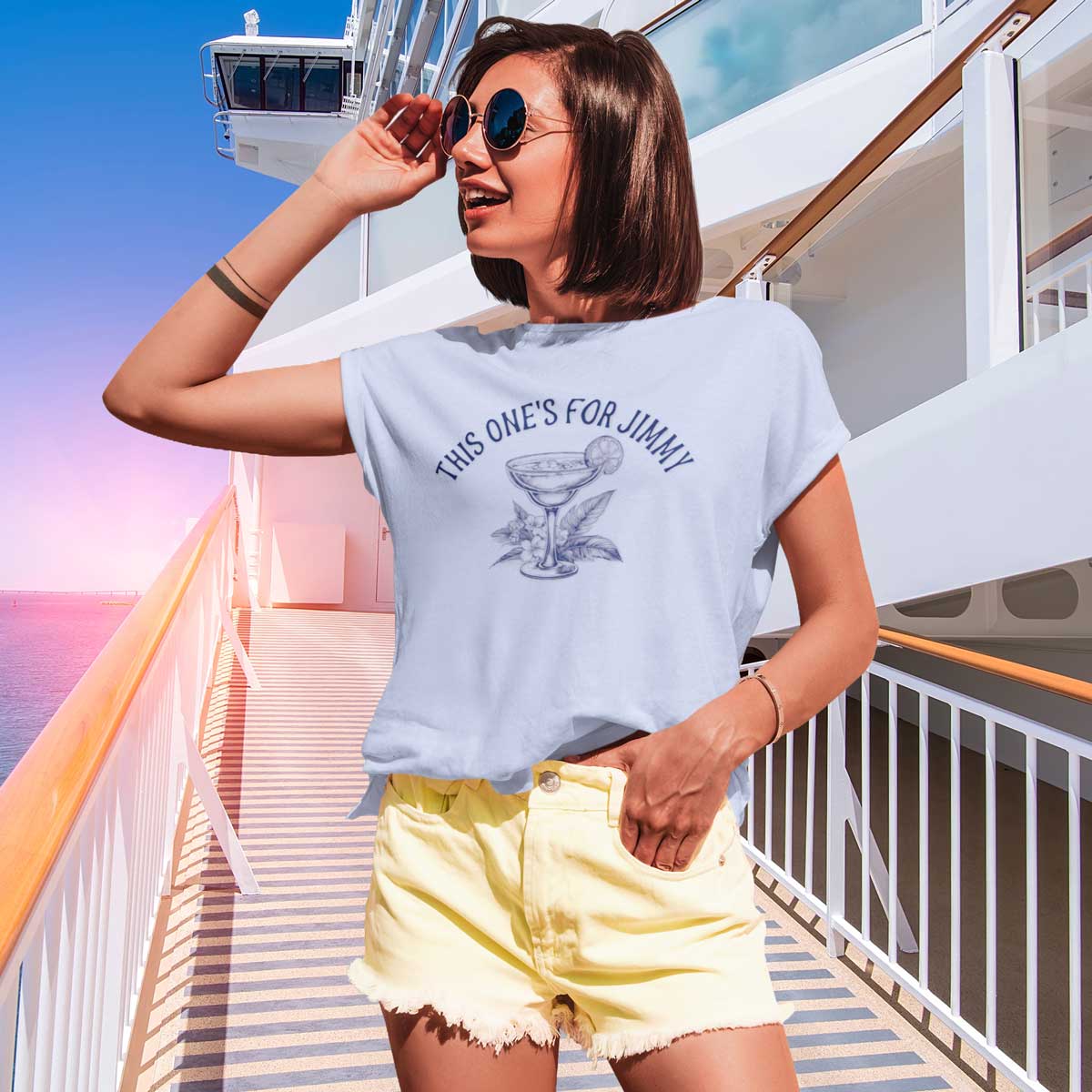 Women's Tribute Tee for Jimmy Buffett Margarita Tee Shirt 🫧