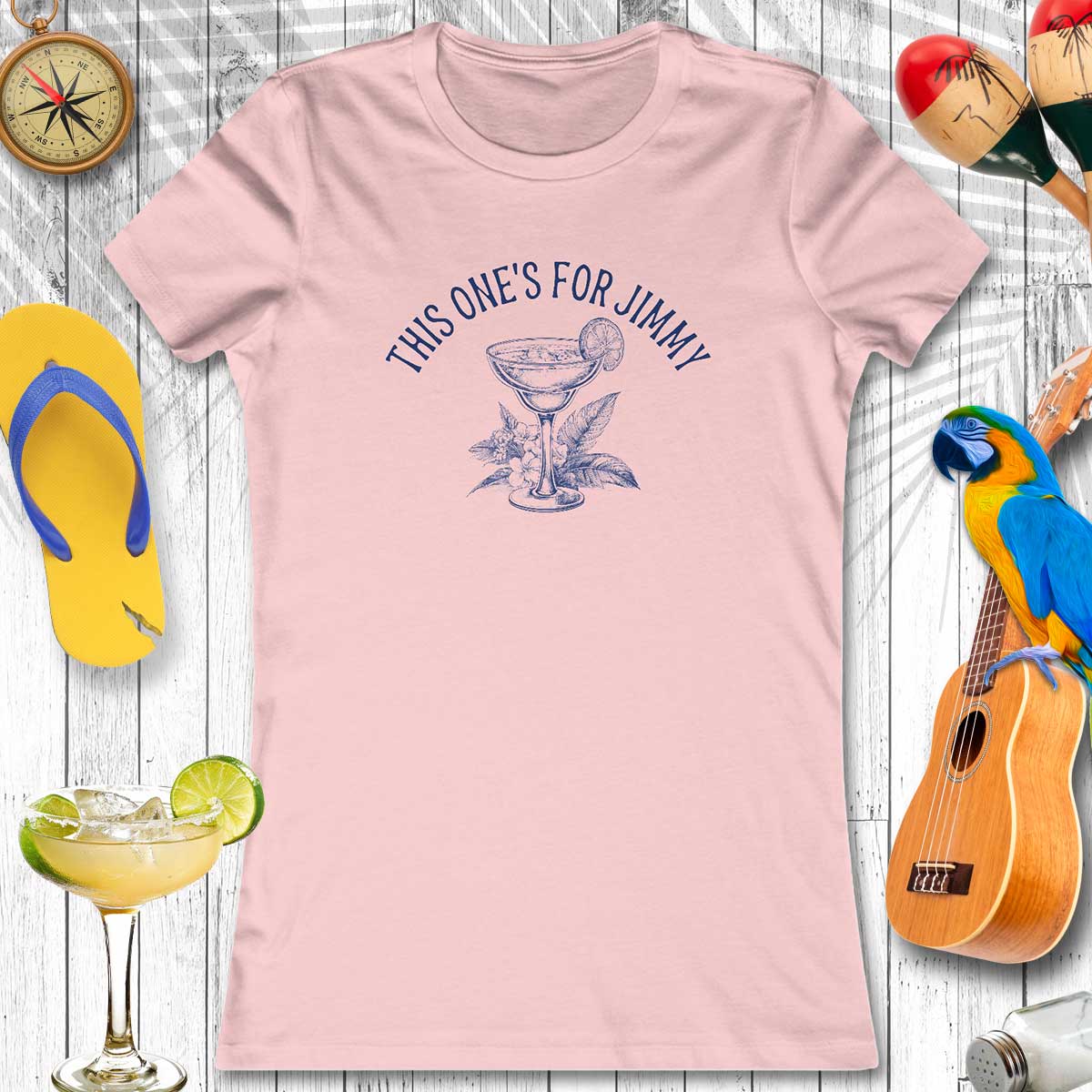 Women's Tribute Tee for Jimmy Buffett Margarita Tee Shirt 🫧