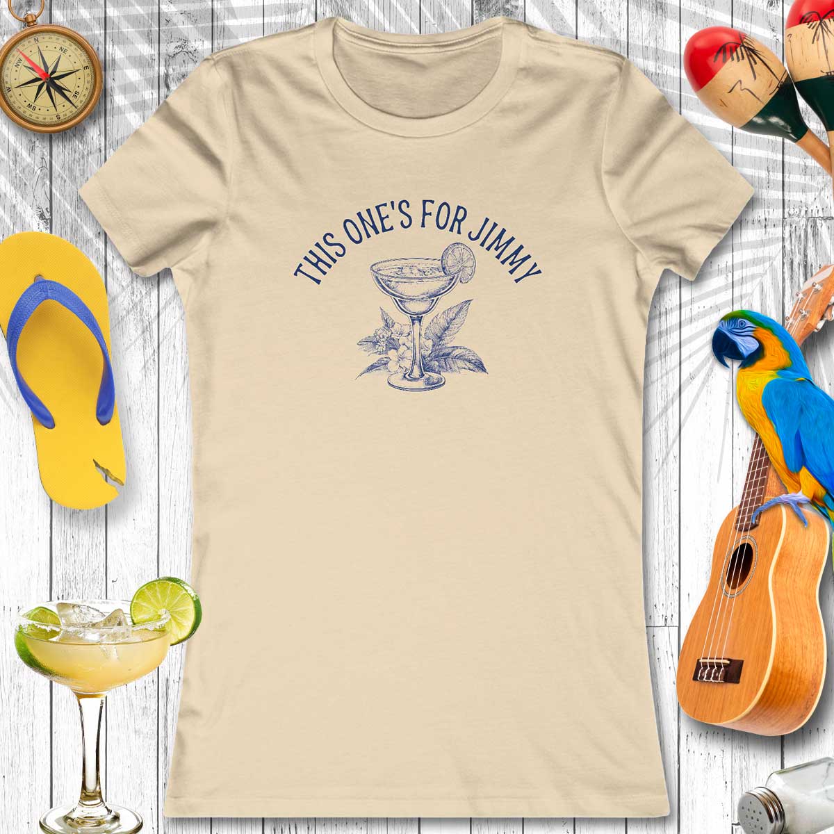 Women's Tribute Tee for Jimmy Buffett Margarita Tee Shirt 🫧