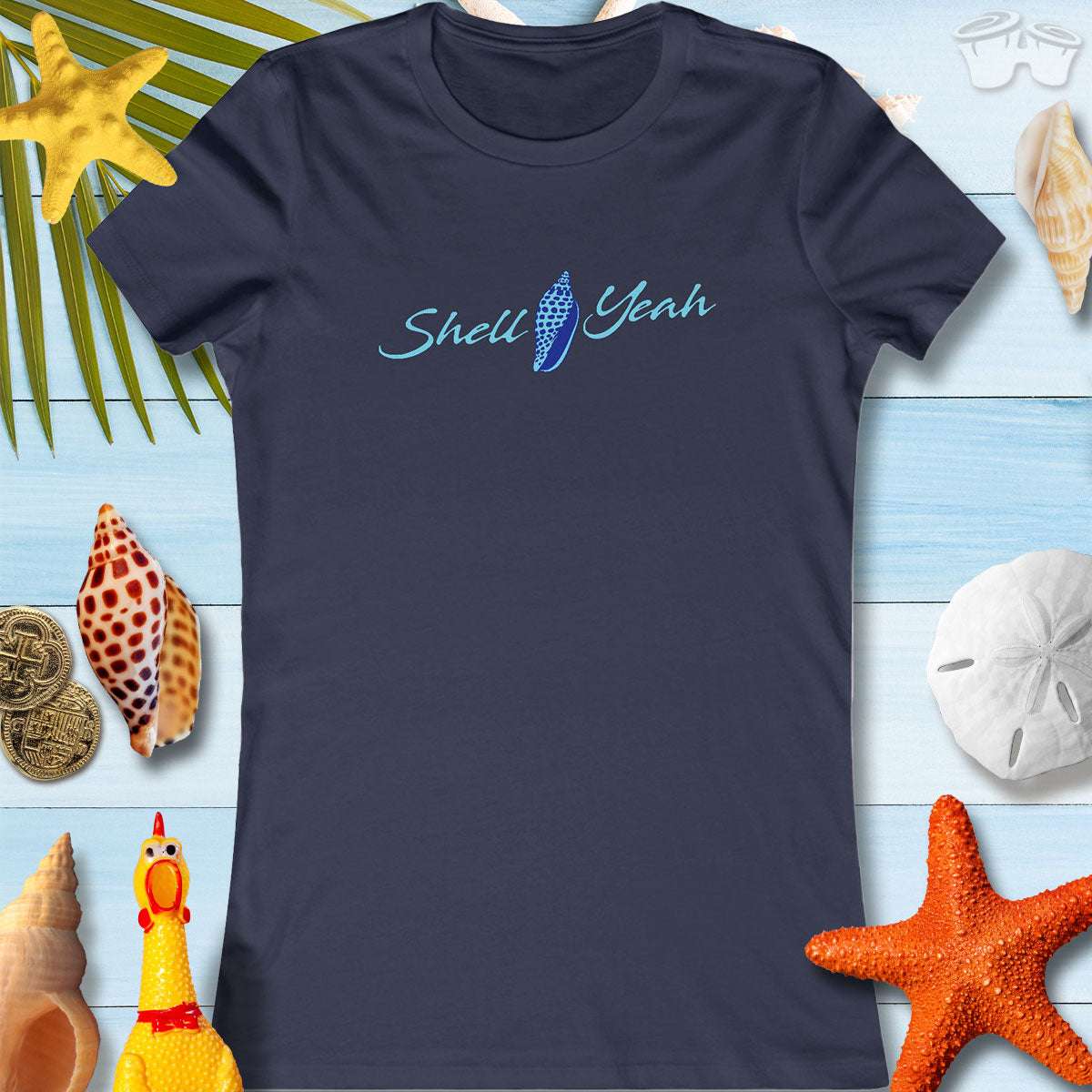 Women's Tee - Shell Yeah Junonia | Casual Summer Vibes
