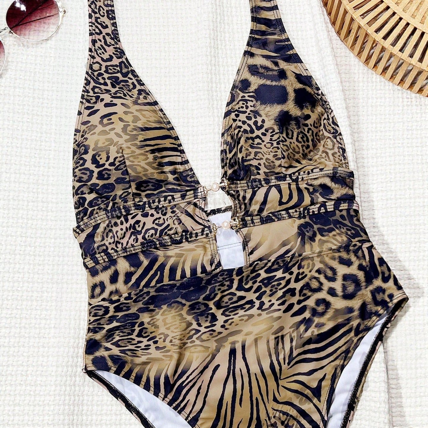 Tiger Print Bikini Swimsuit – Bold & Flattering