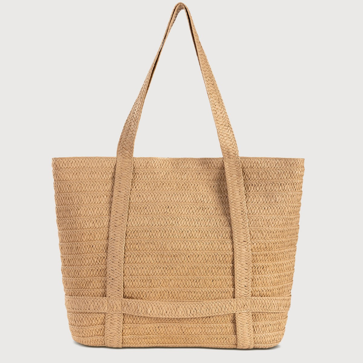 Straw Beach Tote & Matching Sun Hat Set – Woven Vacation Duo