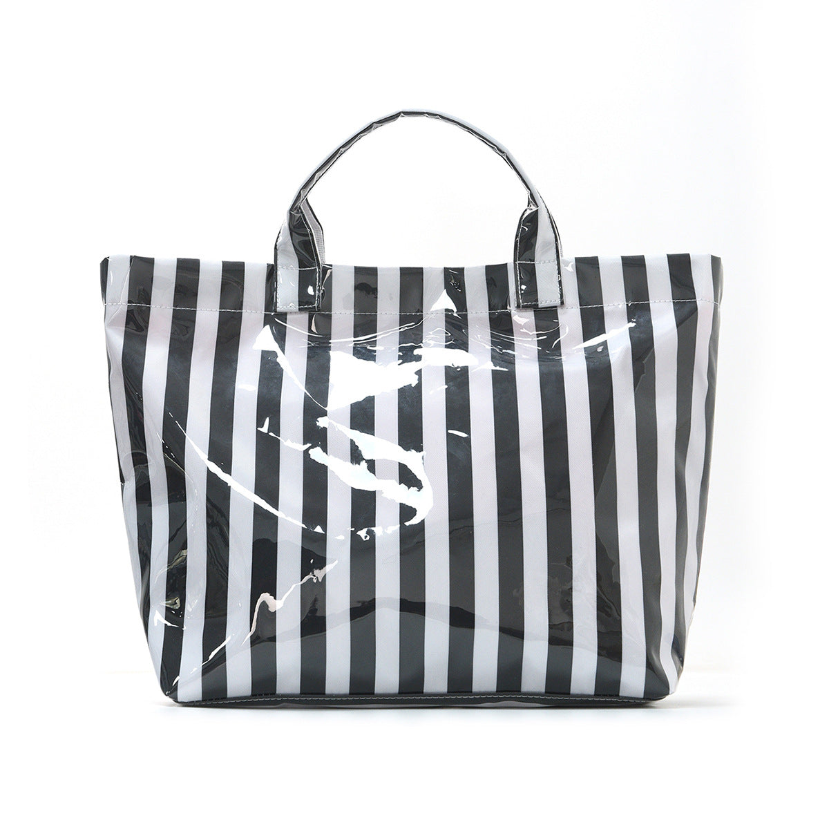 Striped Tote Bag – Lightweight Commuter & Travel Shoulder Bag