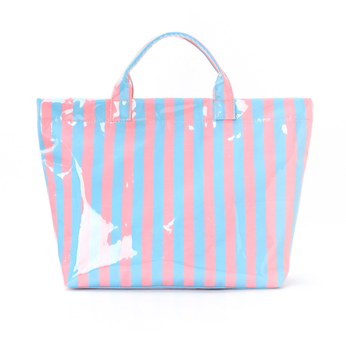 Striped Tote Bag – Lightweight Commuter & Travel Shoulder Bag