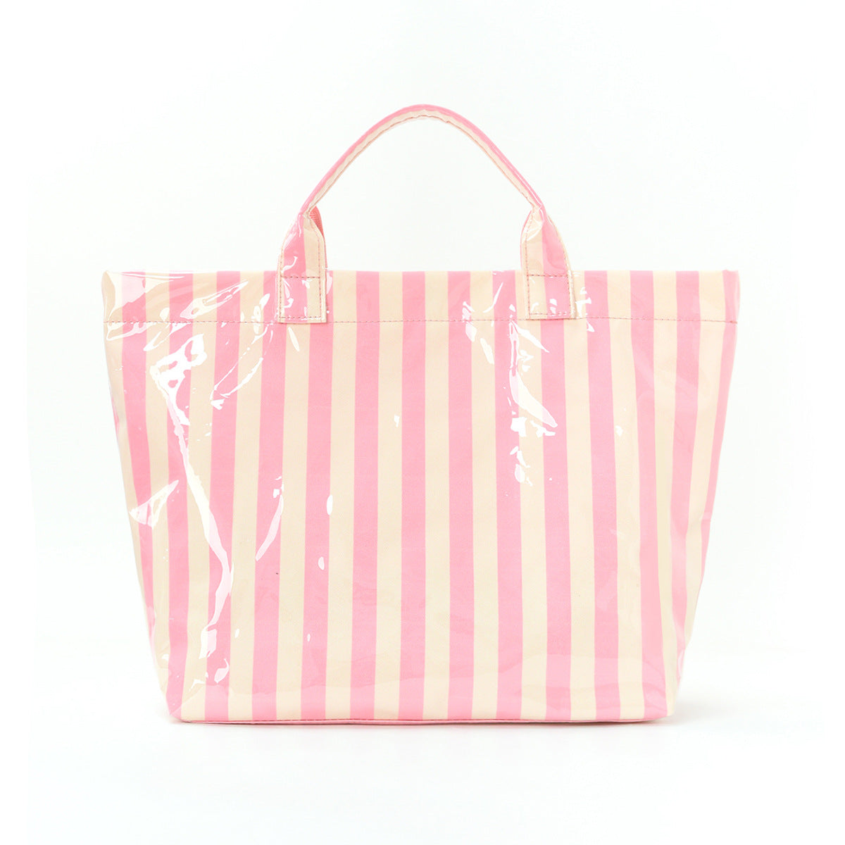 Striped Tote Bag – Lightweight Commuter & Travel Shoulder Bag