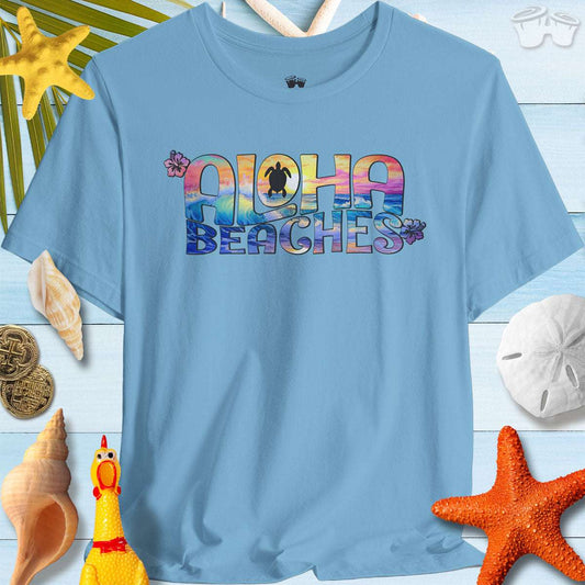 Aloha Beaches Tee | Bella Canvas | Beach Scene T-Shirt