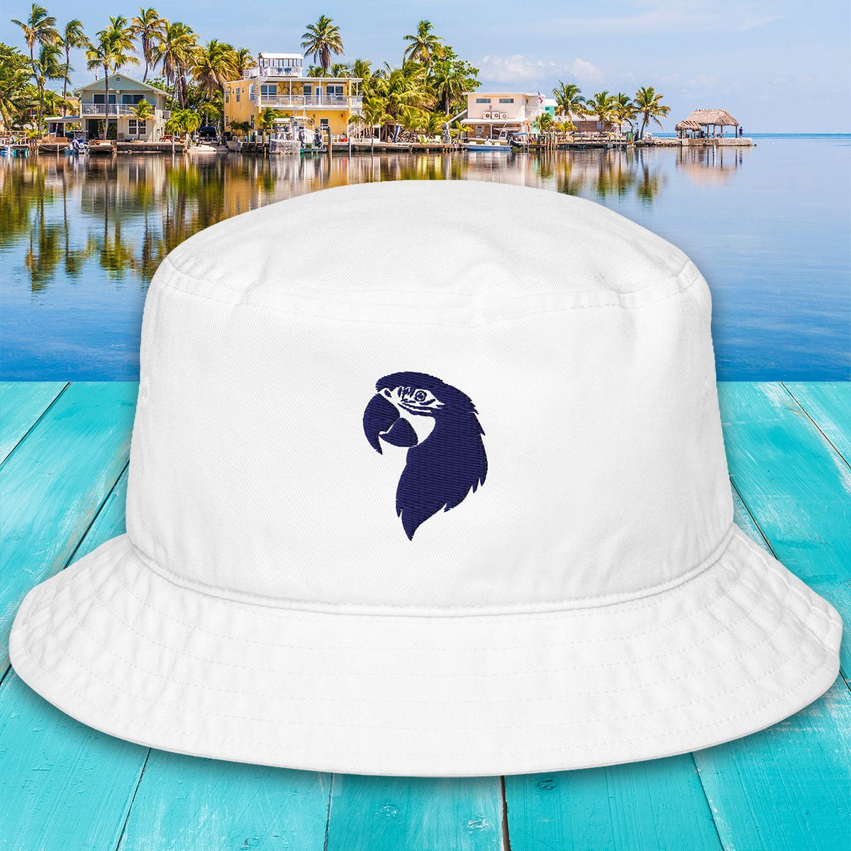 Organic Parrot Head Bucket Hat