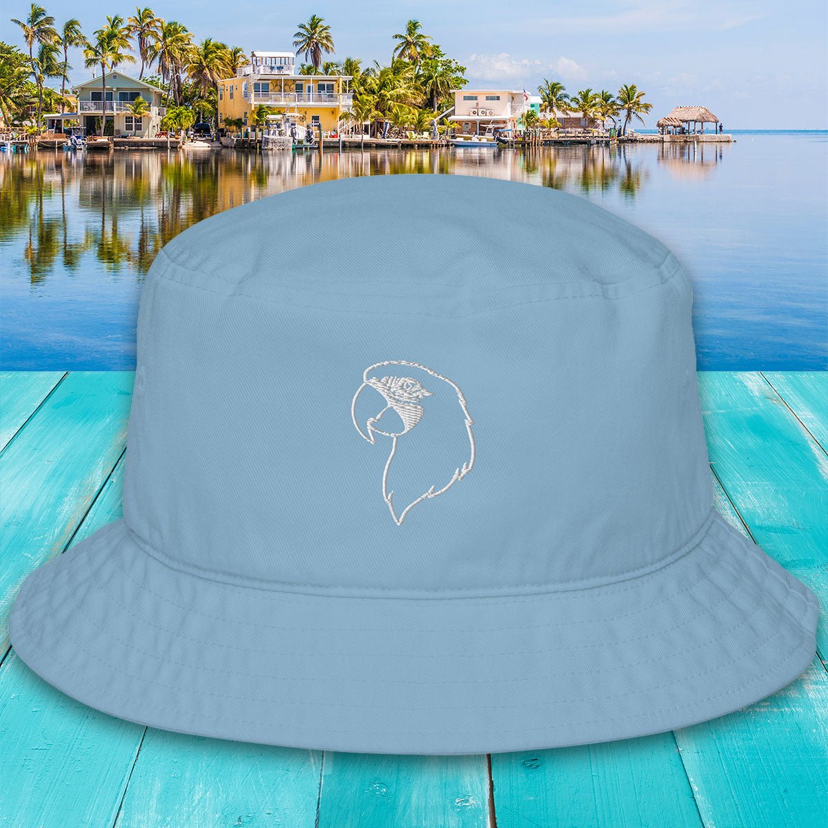 Organic Parrot Head Bucket Hat
