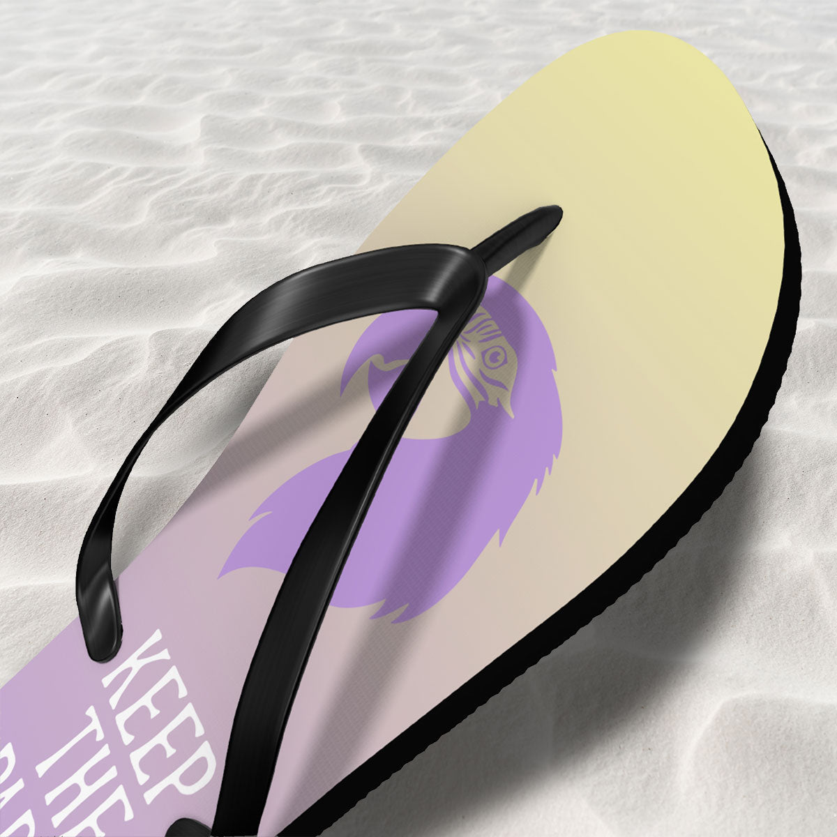 ParrotHead Flip-Flops 🌴 "Keep The Party Going" Beach Sandals