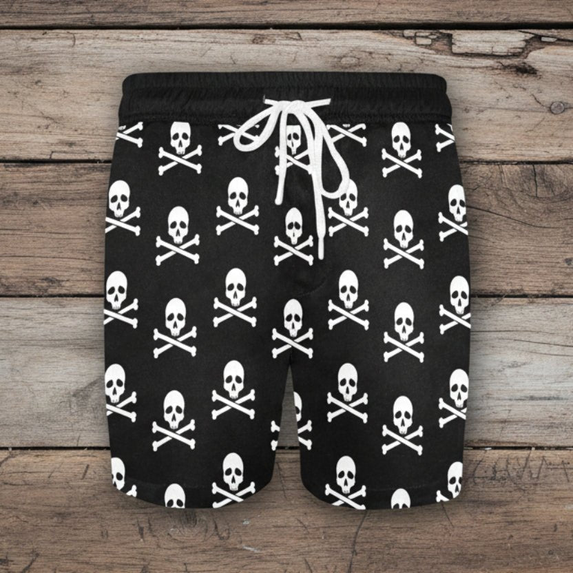 Skull-N-Bones Men's Swim Shorts