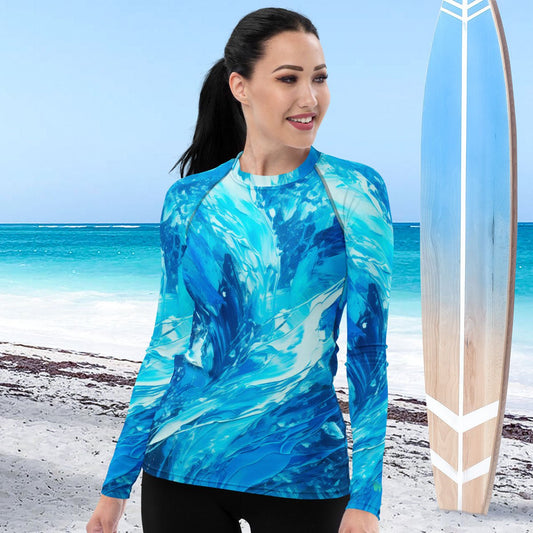 Women's Rag Dolled Rash Guard 🤙