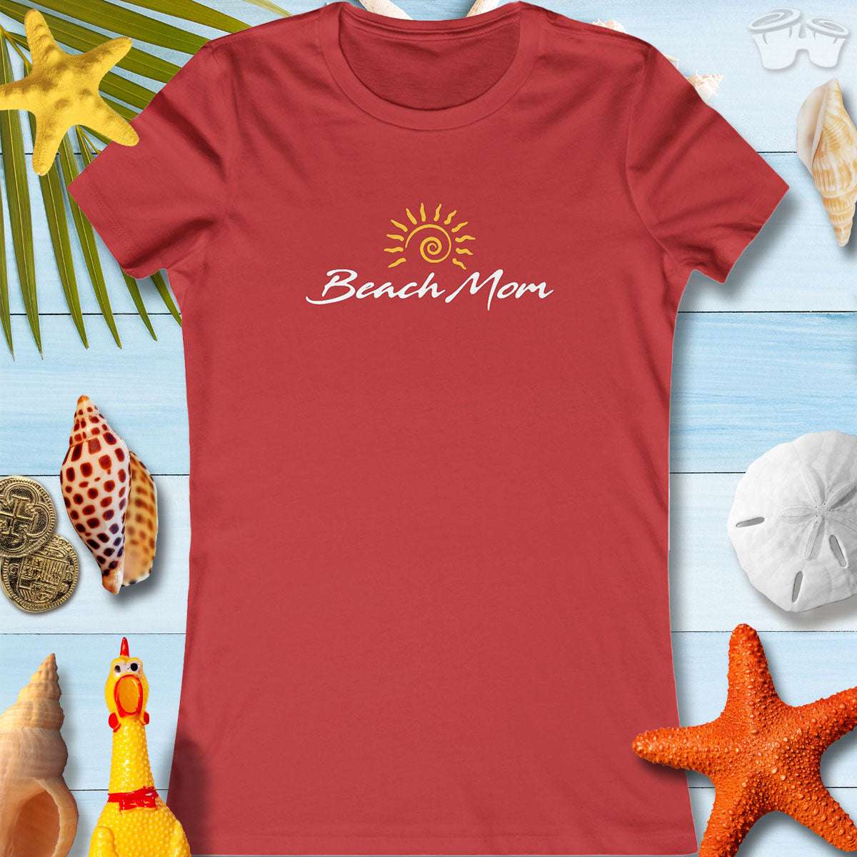 Beach Mom Tee 🌴 Mother's Day Beach T-Shirt