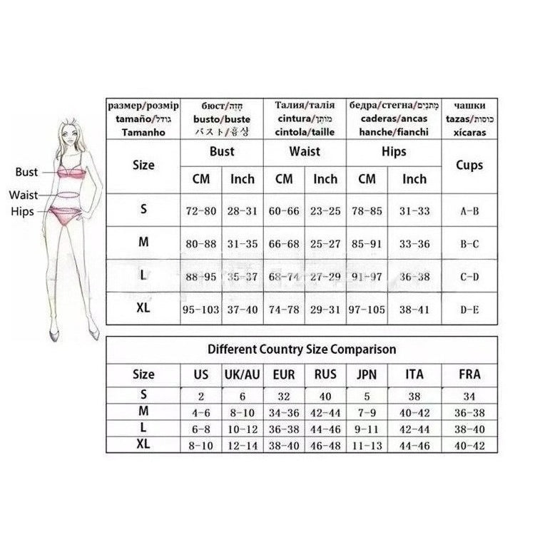 Swimwear with chest pad women's split swimsuit hardware detail high waist sexy bikini split high waist slimming