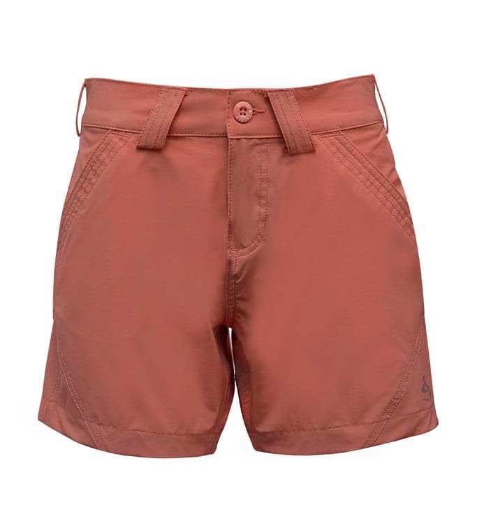 Women's Coastland 4-Way Stretch Short in NE Red with quick-dry, hybrid fabric and tech pockets