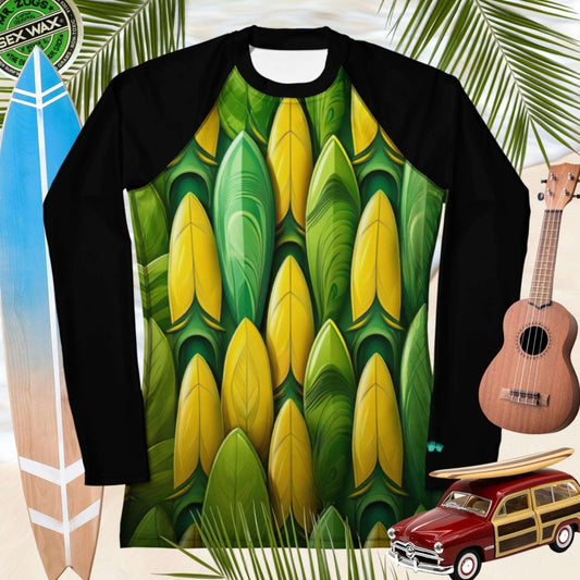 Adult Rashie | Surfboard Pattern | UPF 50+ Protection For Women