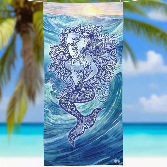 Beach Towel Mermaid 🧜🏼‍♀️ Zen Series by RonBongo