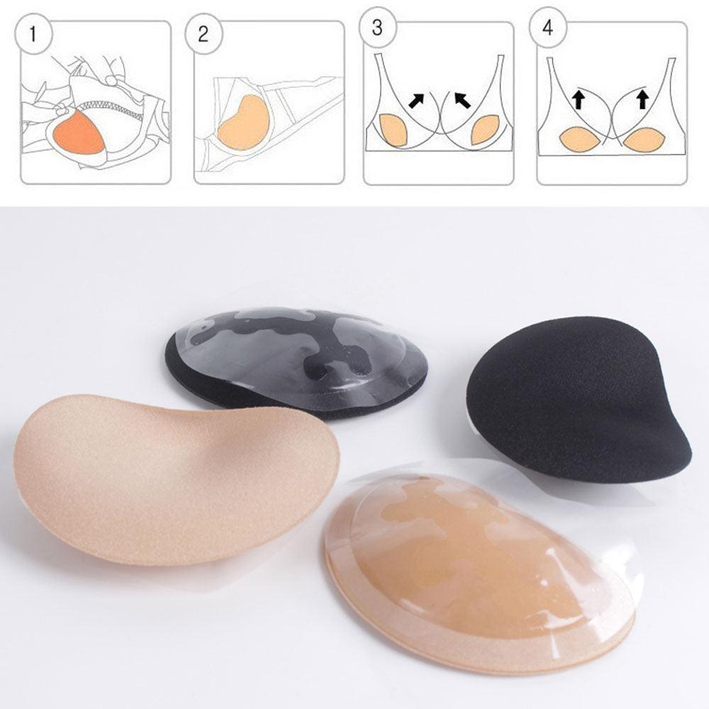 Breathable Push Up Sticky Bra Cups For Women