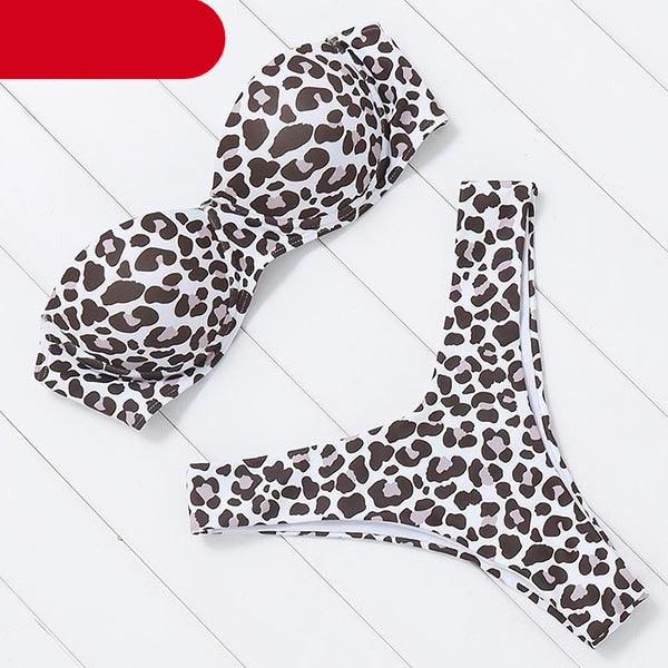 "Sea Anemone – V-Wire Frilled High-Cut Bikini Set"