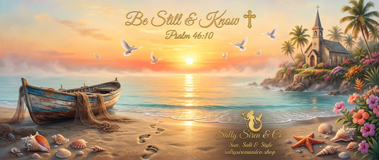 Be Still & Know — Psalm 46:10 tumbler wrap design